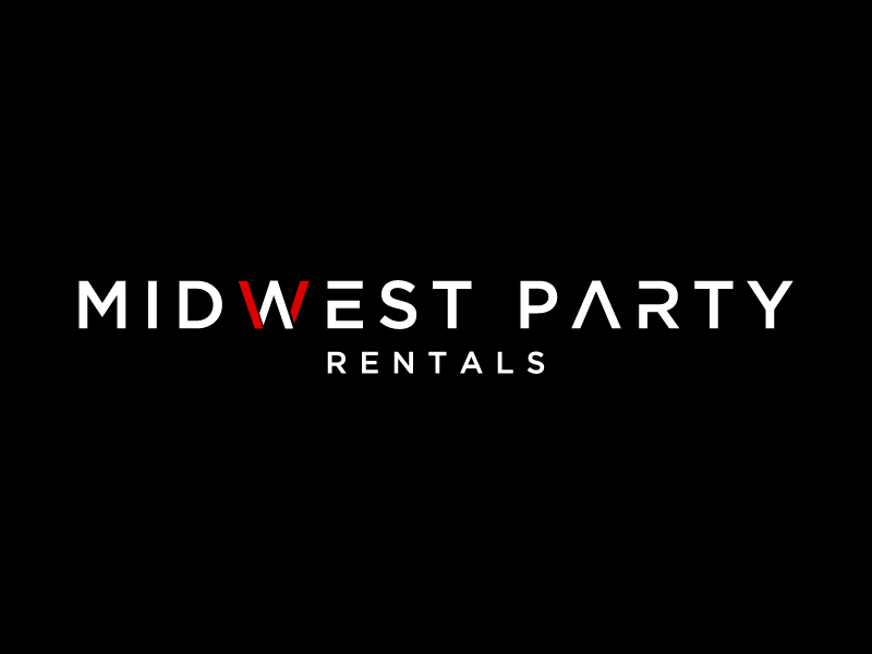 Midwest Party Rentals logo design by arifrijalbiasa