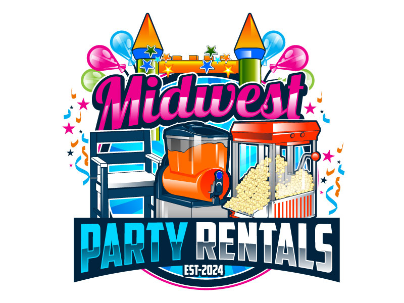 Midwest Party Rentals logo design by LogoQueen