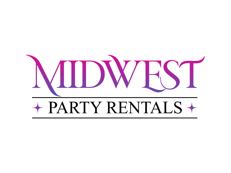 Midwest Party Rentals logo design by oindrila chakraborty