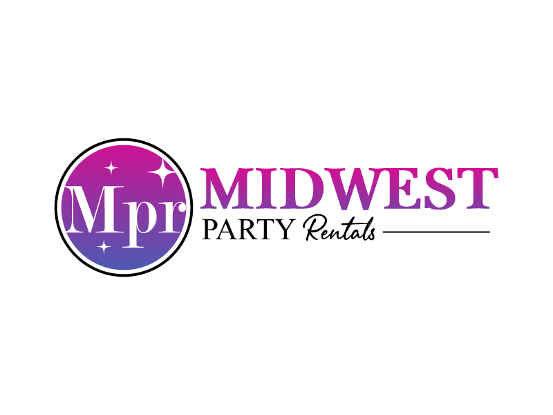 Midwest Party Rentals logo design by oindrila chakraborty