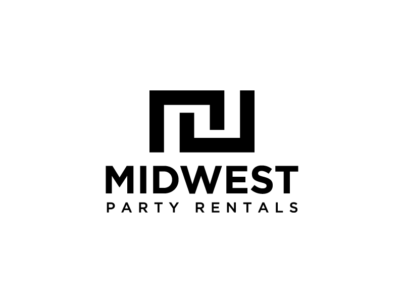 Midwest Party Rentals logo design by jonggol