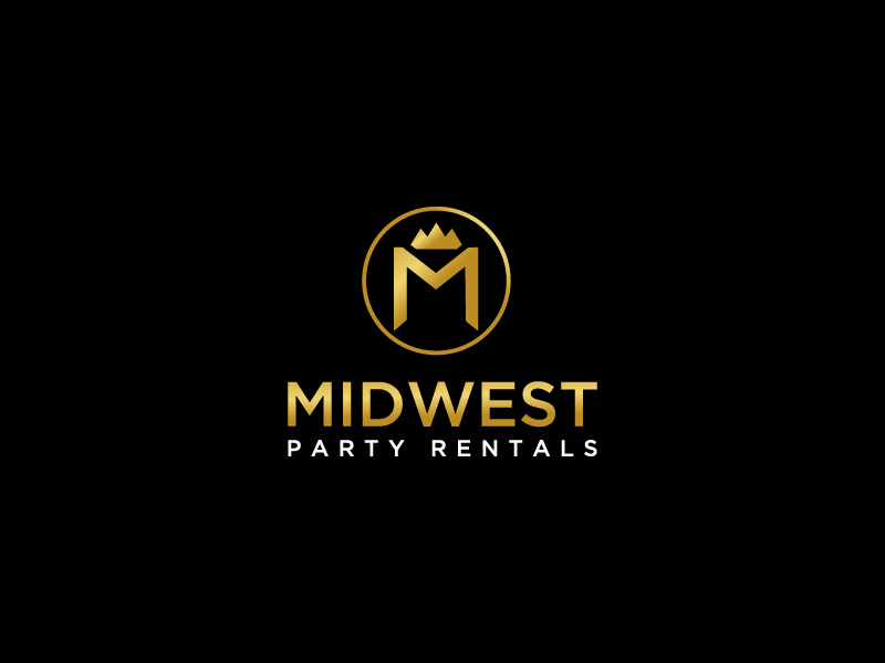 Midwest Party Rentals logo design by jonggol
