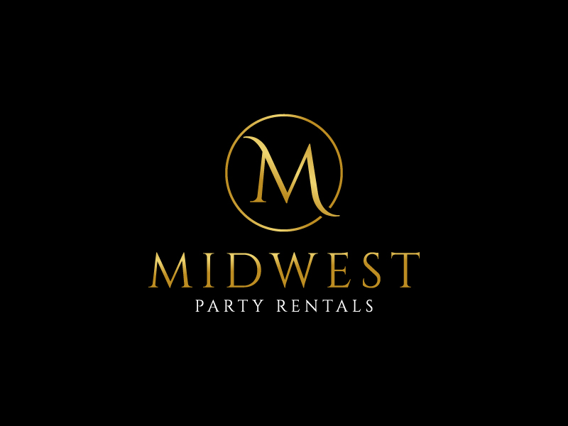 Midwest Party Rentals logo design by jonggol