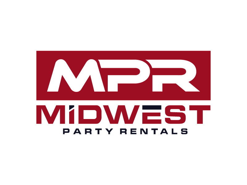 Midwest Party Rentals logo design by aryamaity