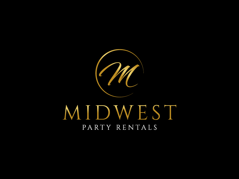 Midwest Party Rentals logo design by jonggol