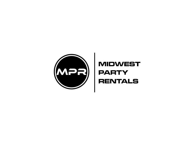 Midwest Party Rentals logo design by dencowart
