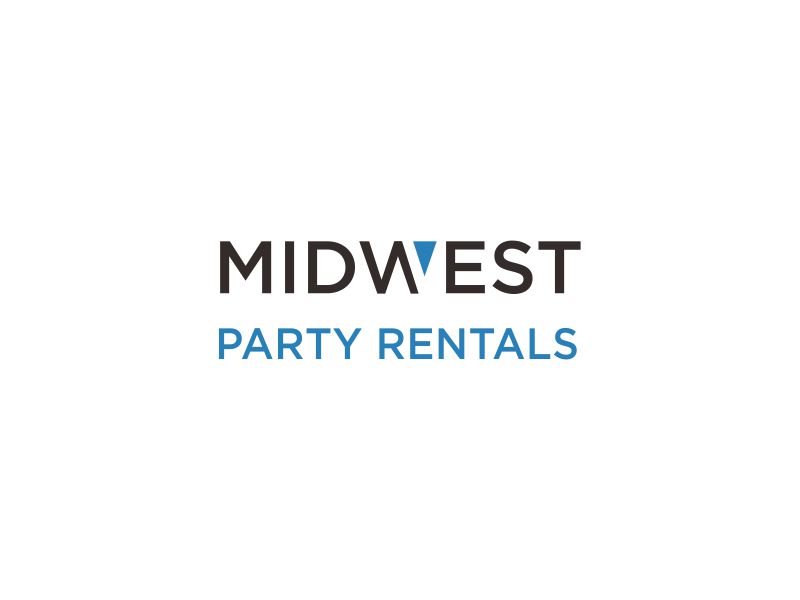 Midwest Party Rentals logo design by paseo