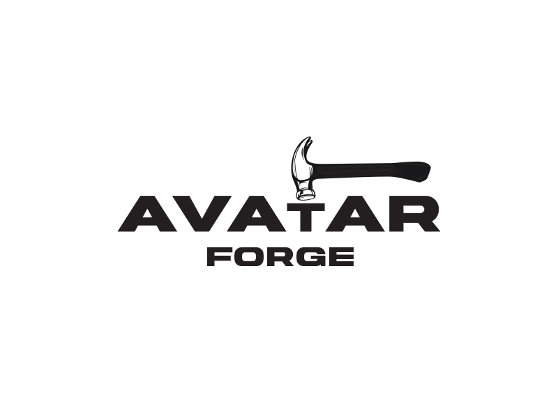 Avatar Forge logo design by heba