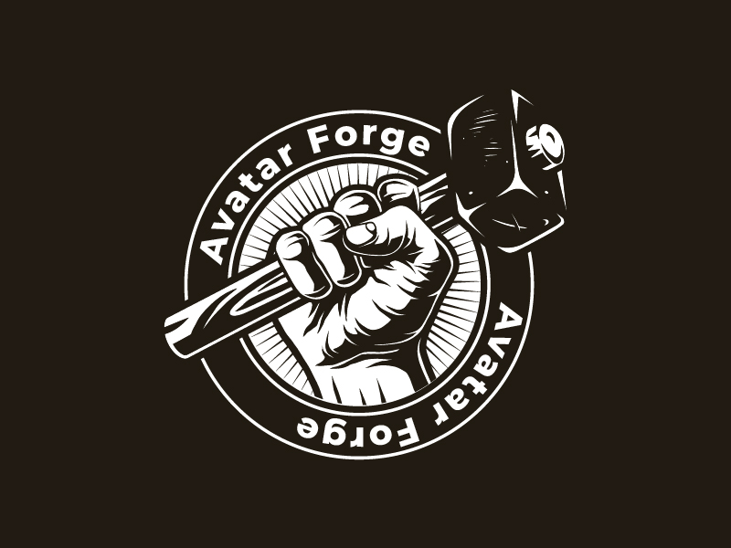 Avatar Forge logo design by Faizan Ahmed