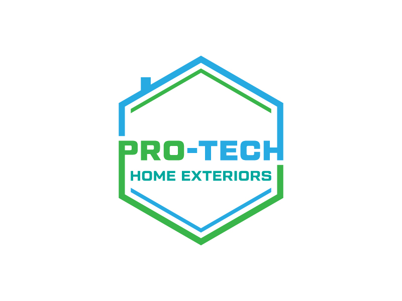 Pro-Tech Home Exteriors logo design by paulwaterfall