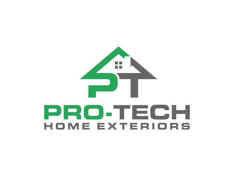 Pro-Tech Home Exteriors logo design by SelaArt