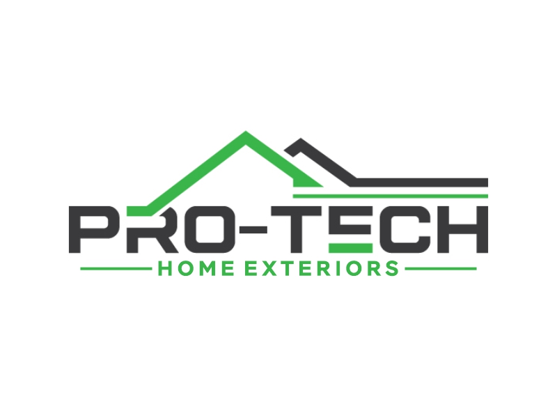 Pro-Tech Home Exteriors logo design by Gwerth