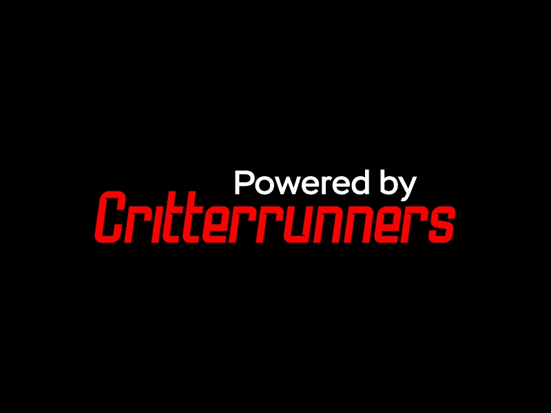 Powered by Critterrunners logo design by Gwerth