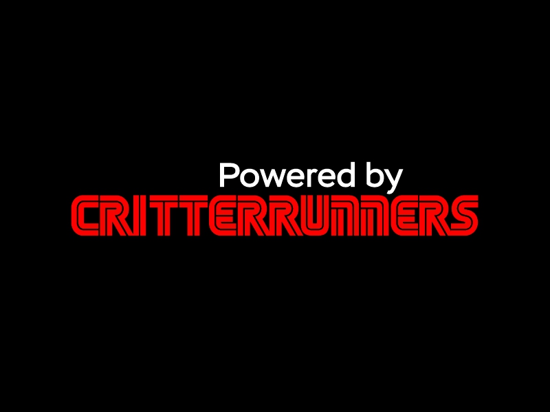 Powered by Critterrunners logo design by Gwerth