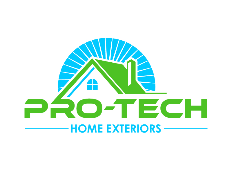 Pro-Tech Home Exteriors logo design by uttam