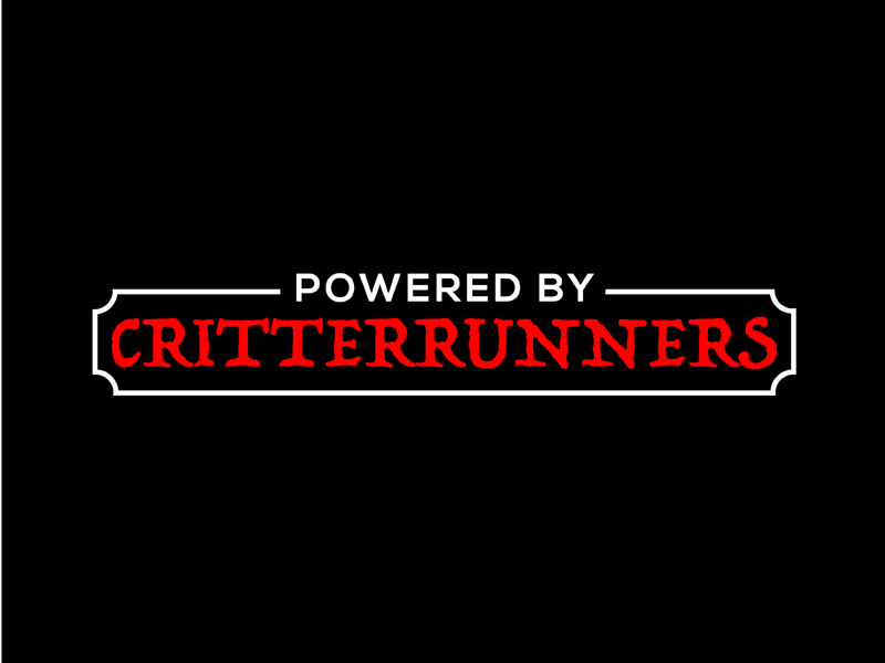 Powered by Critterrunners logo design by MAXR