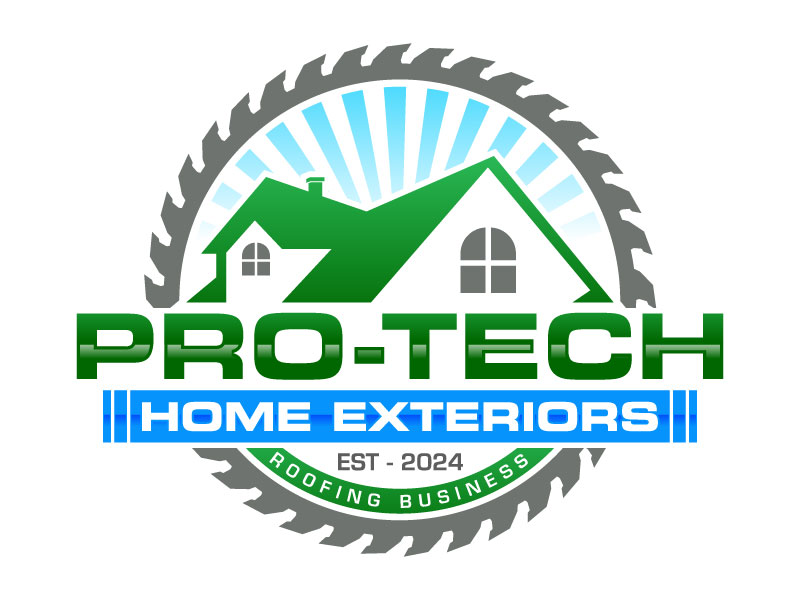 Pro-Tech Home Exteriors logo design by LogoQueen