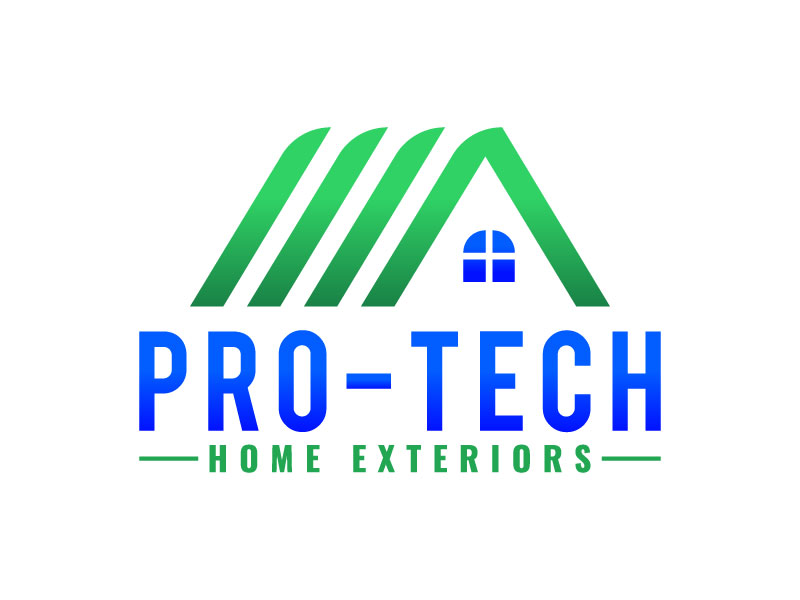 Pro-Tech Home Exteriors logo design by aryamaity