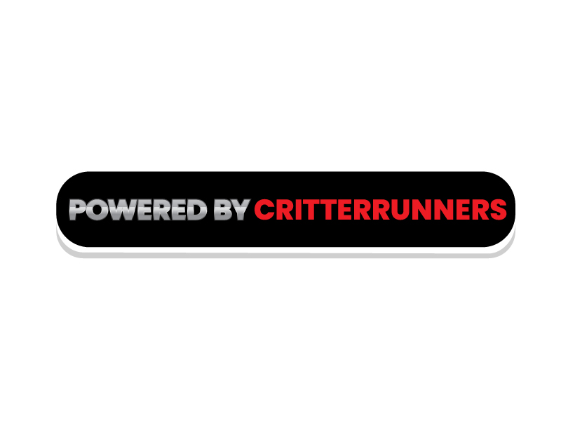 Powered by Critterrunners logo design by Euto