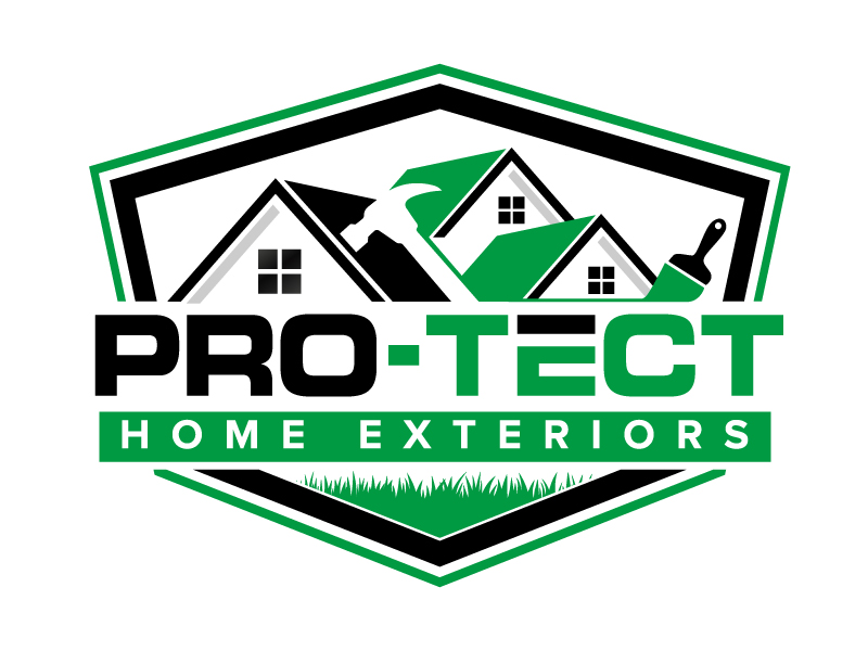 Pro-Tech Home Exteriors logo design by jaize