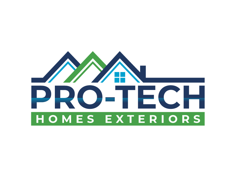 Pro-Tech Home Exteriors logo design by Euto