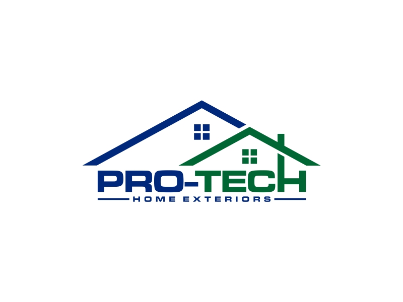 Pro-Tech Home Exteriors logo design by rey