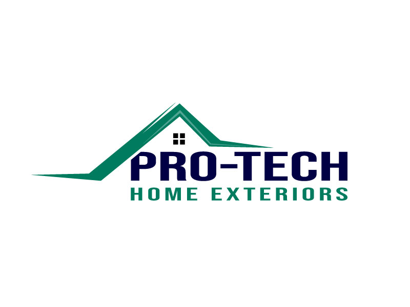 Pro-Tech Home Exteriors logo design by Webphixo