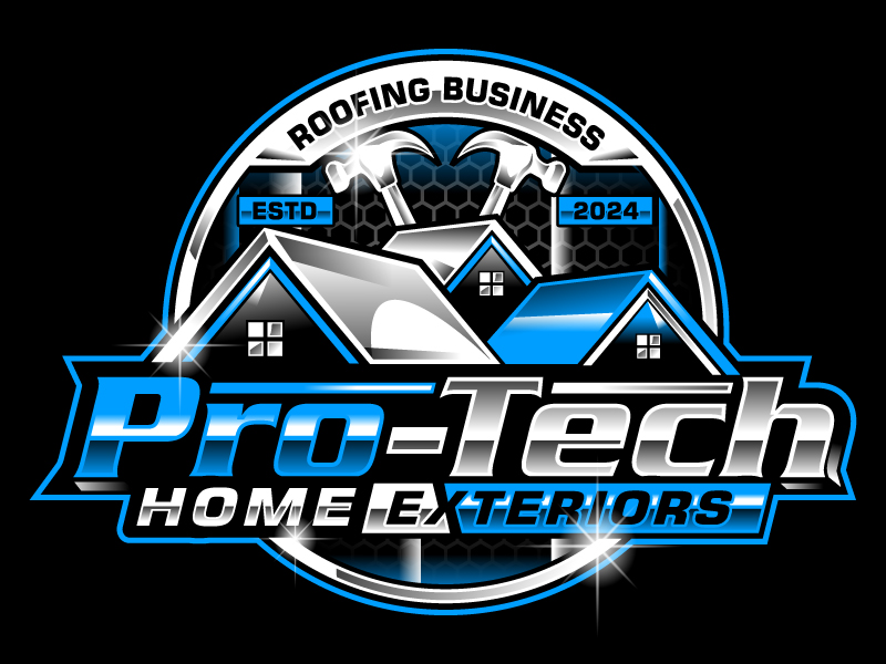 Pro-Tech Home Exteriors logo design by LogoQueen