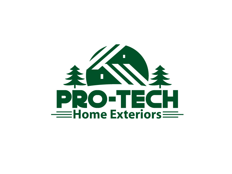 Pro-Tech Home Exteriors logo design by Koushik
