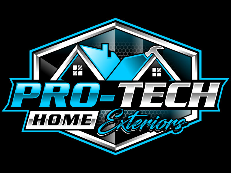 Pro-Tech Home Exteriors logo design by Gilate