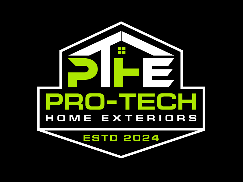 Pro-Tech Home Exteriors logo design by DreamLogoDesign