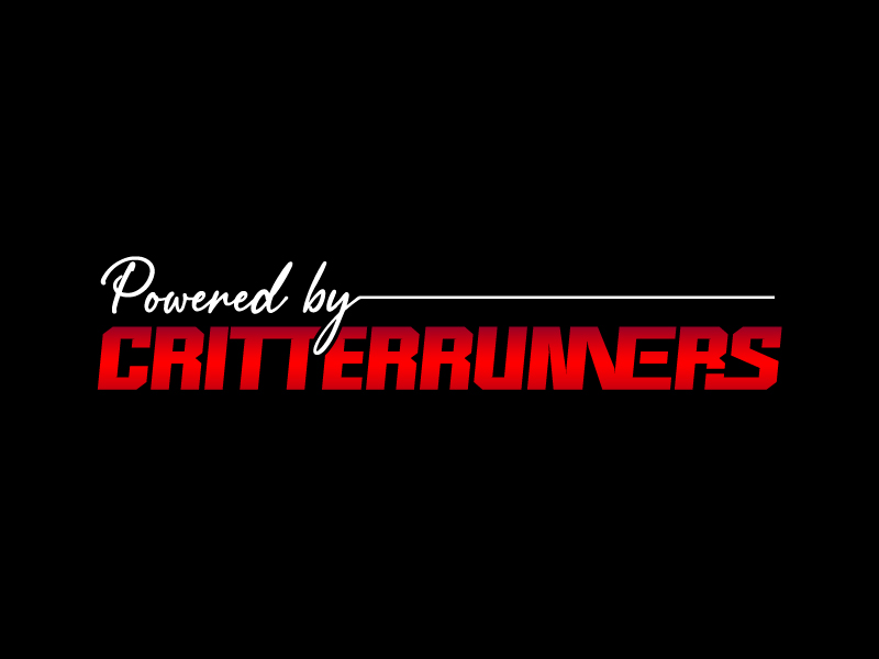 Powered by Critterrunners logo design by oindrila chakraborty