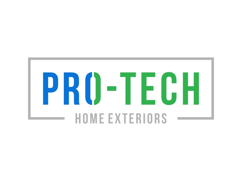 Pro-Tech Home Exteriors logo design by artery