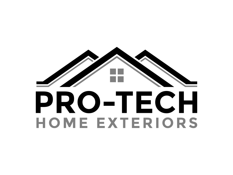 Pro-Tech Home Exteriors logo design by rizuki