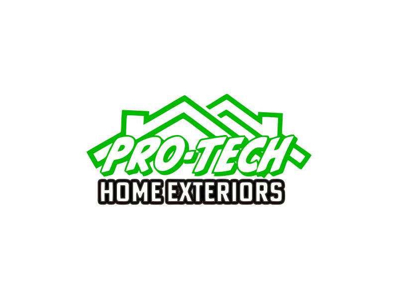 Pro-Tech Home Exteriors logo design by Toraja_@rt