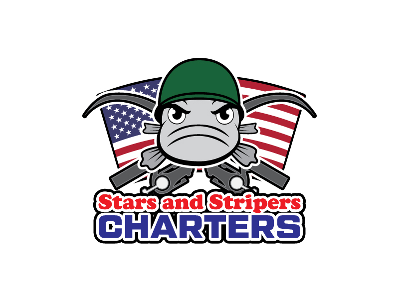 Stars and Stripers Charters logo design by paulwaterfall