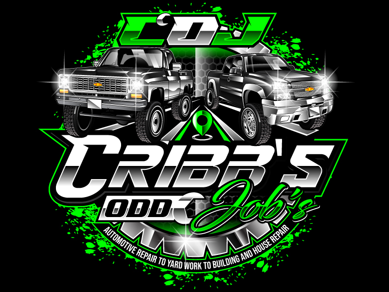 Cribb's Odd Job's logo design by Gilate