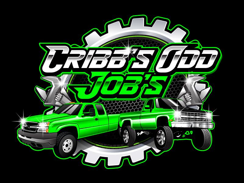 Cribb's Odd Job's logo design by DreamLogoDesign