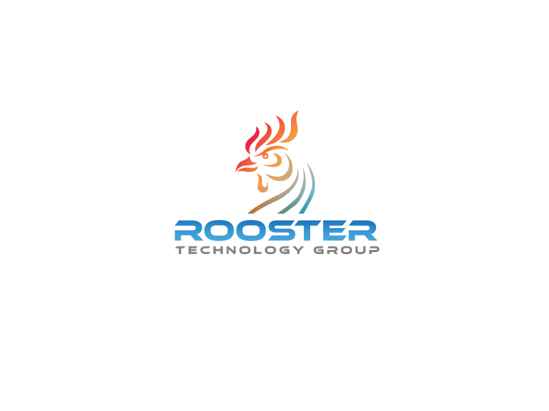 Rooster Technology Group logo design by nikkl