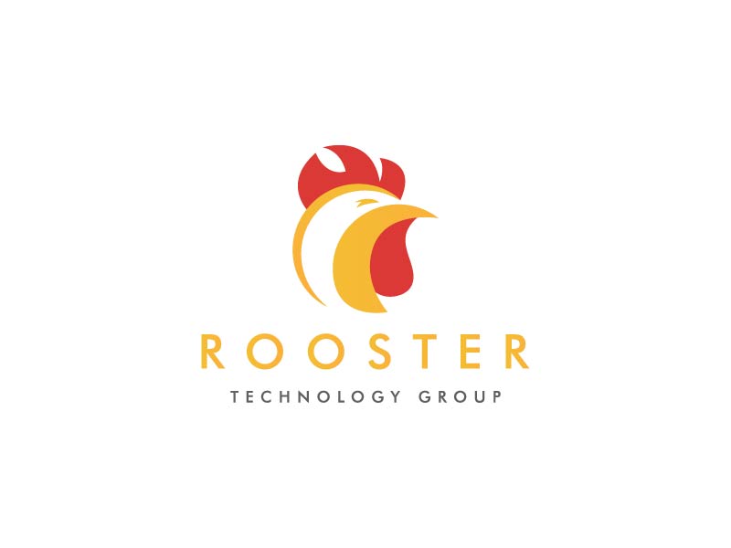 Rooster Technology Group logo design by twenty4