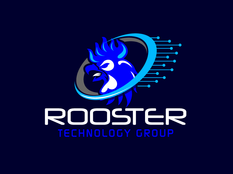 Rooster Technology Group logo design by Koushik