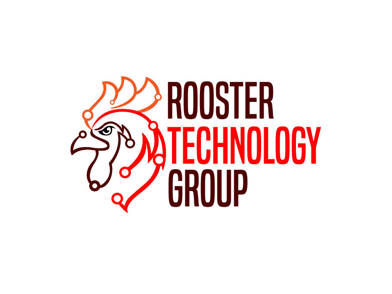 Rooster Technology Group logo design by Webphixo
