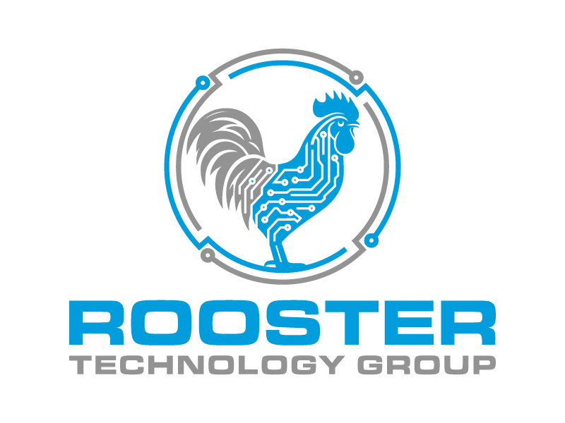 Rooster Technology Group logo design by mewlana