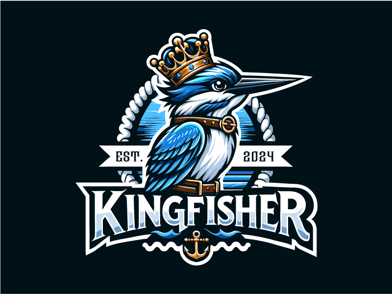 KingFisher logo design by Logo Infantry