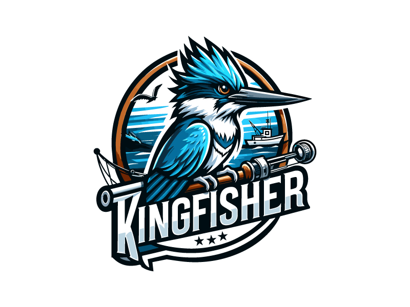 KingFisher logo design by Logo Infantry