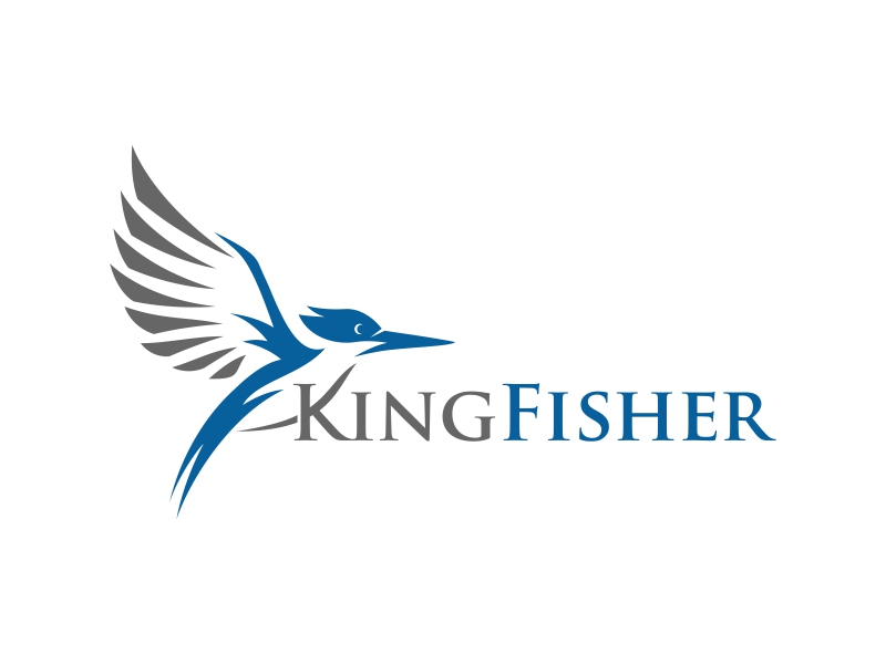 KingFisher logo design by mikael