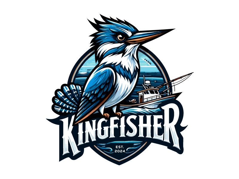 KingFisher logo design by Logo Infantry