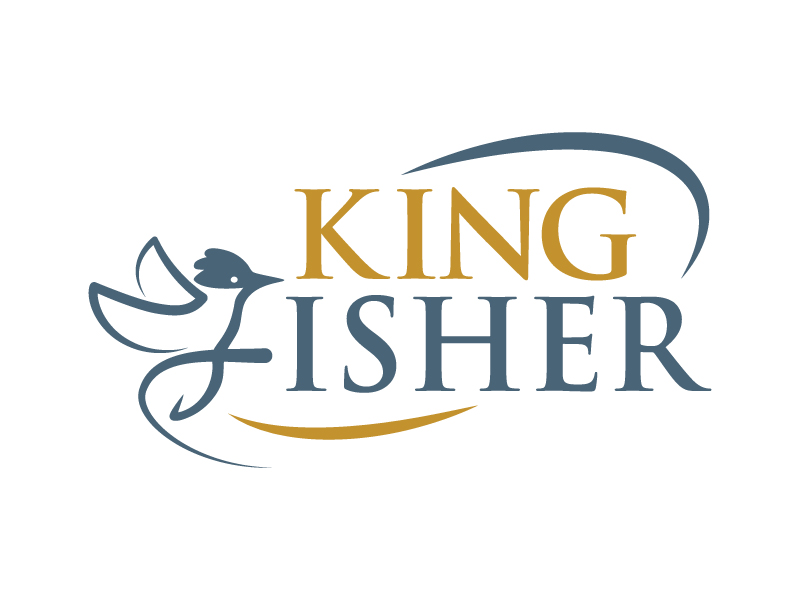 KingFisher logo design by paulwaterfall