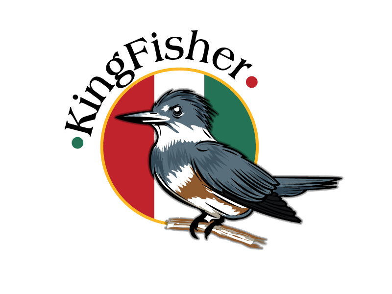 KingFisher logo design by Koushik