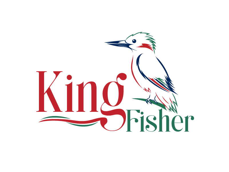 KingFisher logo design by Koushik